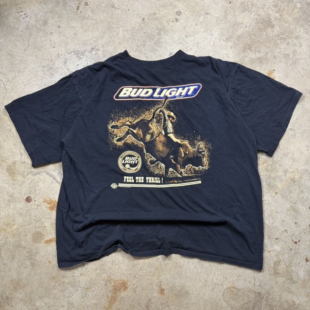 VTG 1996 Bud Light Rodeo Championships Western Beer Shirt Size XXL